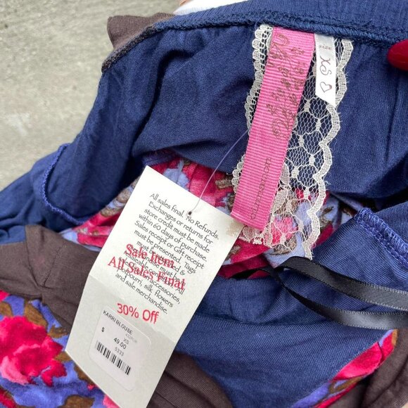 Cinnamon Girl Floral Babydoll Top - Picture 6 of 7